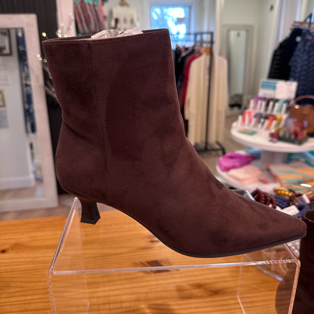 Chinese Laundry Chocolate Ankle Booties